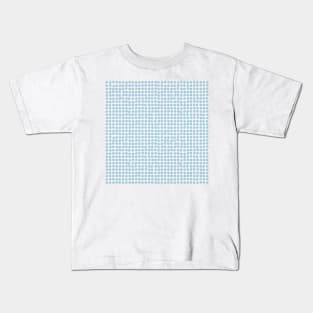 Close Polka Dots - Light Blue Kids T-Shirt